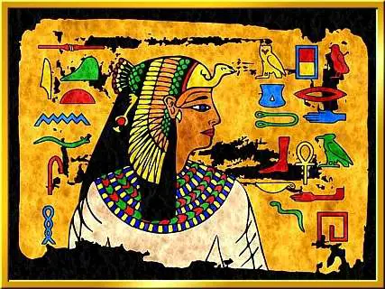 Egyptian art pictures of Jewelry Pictures Women's appearance Maps of