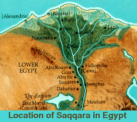 ancient egypt egyptian maps map geography noph memphis lower location archaeology saqqara space pyramids nile african delta pasttimes activities africa