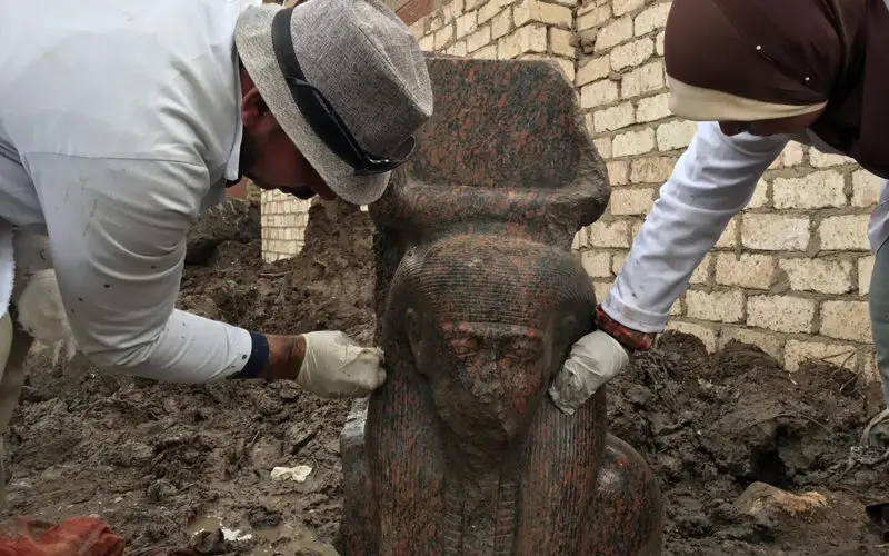 A Rare Find of a Statue of Ramesses II