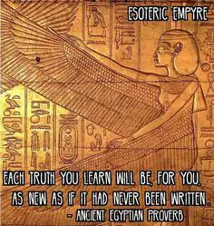 Ancient Egyptian Sayings and Proverbs