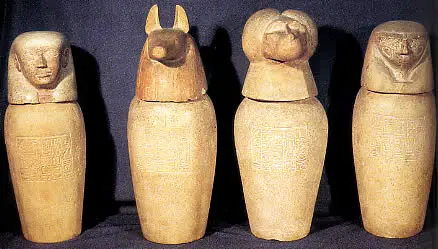 ancient-egyptian-Canopic jars